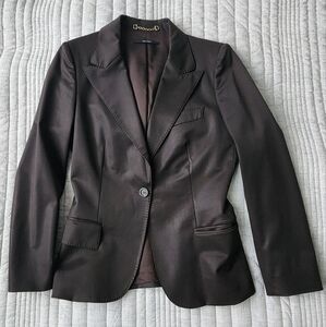 Gucci Chic Brown Blazer Uniform